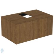 Тумба под раковину Ideal Standard CONCA (800x505x370) 1 ящик, тем орех, столешница с вырезом T3929Y5