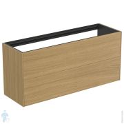 Тумба под раковину Ideal Standard CONCA 1200x373x540 2 ящика внешних, светлый орех T3951Y6