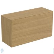 Тумба под раковину Ideal Standard CONCA (1000x373x550) 2 ящика, светлый орех, со столешницей T4319Y6