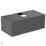 Тумба под раковину Ideal Standard CONCA (1000x505x370) 1 ящ , антрацит, столешница с вырезом T3930Y2