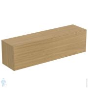 Тумба под раковину Ideal Standard CONCA (1985x505x550) 4 ящика, светлый орех, со столешницей T4326Y6