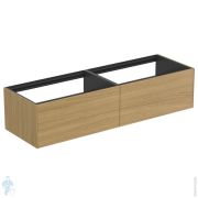 Тумба под раковину Ideal Standard CONCA (1585x505x360) 2 ящика, светлый орех T3984Y6