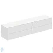 Тумба под раковину Ideal Standard CONCA (2385x505x550) 4 ящика, белый, со столешницей T4338Y1