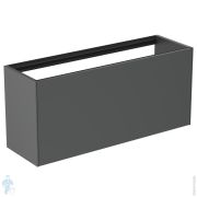 Тумба под раковину Ideal Standard CONCA 1200x373x540 2 ящика, антрацит матовый лак T3939Y2