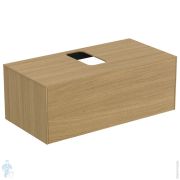 Тумба под раковину Ideal Standard CONCA (1000x505x370) 1 ящ, свет орех, столешница с вырезом T3930Y6