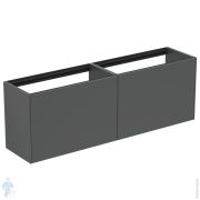 Тумба под раковину Ideal Standard CONCA (1585x373x540) 4 ящика, антрацит матовый лак T3996Y2