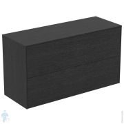 Тумба под раковину Ideal Standard CONCA (1000x373x550) 2 ящика, дымный дуб, со столешницей T4329Y4