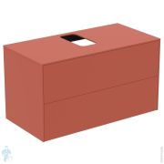 Тумба под раковину Ideal Standard CONCA (1000x505x550) 2 ящика, закат, столешница с вырезом T3942Y3