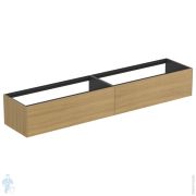 Тумба под раковину Ideal Standard CONCA (2385x505x360) 2 ящика, светлый орех T4333Y6