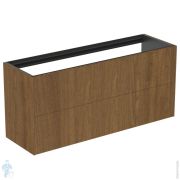 Тумба под раковину Ideal Standard CONCA 1200x373x540 2 ящика внешних, темный орех T3951Y5