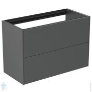 Тумба под раковину Ideal Standard CONCA (800x373x540) 2 ящика, антрацит матовый лак T4352Y2