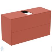 Тумба под раковину Ideal Standard CONCA (1000x373x550) 2 ящика, закат, столешница с вырезом T3948Y3