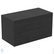 Тумба под раковину Ideal Standard CONCA (1000x505x550) 2 ящика, дымный дуб, со столешницей T4323Y4