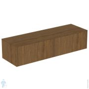 Тумба под раковину Ideal Standard CONCA (1585x505x370) 2 ящика, темный орех, со столешницей T4315Y5