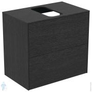 Тумба под раковину Ideal Standard CONCA (600x373x550) 2 ящика, дымный дуб, столешн с вырезом T3946Y4