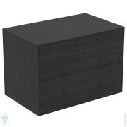 Тумба под раковину Ideal Standard CONCA (800x505x550) 2 ящика, дымный дуб, со столешницей T4322Y4