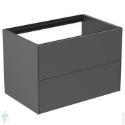 Тумба под раковину Ideal Standard CONCA (800x505x540) 2 ящика, антрацит матовый лак T4356Y2