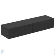 Тумба под раковину Ideal Standard CONCA (1985x505x370) 2 ящика, дымный дуб, со столешницей T4316Y4