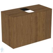 Тумба под раковину Ideal Standard CONCA (800x373x550) 2 ящ , темн.орех, столешница с вырезом T3935Y5
