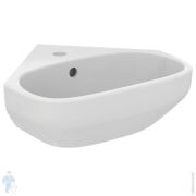 Раковина Ideal Standard i life A 45 см (450х410х180) угловая, с отверстием под смеситель T471101
