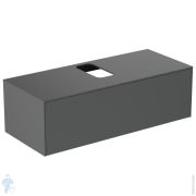 Тумба под раковину Ideal Standard CONCA 1200x505x370 1 ящик, антрацит, столешница с вырезом T3931Y2