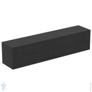 Тумба под раковину Ideal Standard CONCA (2385x505x550) 4 ящика, дымный дуб, со столешницей T4338Y4