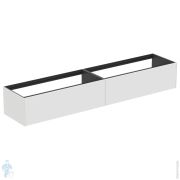 Тумба под раковину Ideal Standard CONCA (2385x505x360) 2 ящика, белый матовый лак T4333Y1