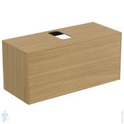 Тумба под раковину Ideal Standard CONCA 1200x505x550 2 ящ внешних, свет.орех, стол.с вырезом T3943Y6