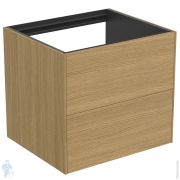 Тумба под раковину Ideal Standard CONCA (600x505x540) 2 ящика, шпон светлый орех T4355Y6