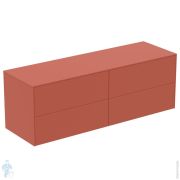 Тумба под раковину Ideal Standard CONCA (1585х505х550) 4 ящика, закат, со столешницей T4325Y3