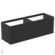 Тумба под раковину Ideal Standard CONCA (1585х505х540) 4 ящика, шпон дымный дуб T3990Y4