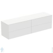 Тумба под раковину Ideal Standard CONCA (1985x505x550) 4 ящика, белый, со столешницей T4326Y1