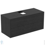 Тумба под раковину Ideal Standard CONCA 1200x505x550 2 ящ внешних, дымн.дуб, стол.с вырезом T3943Y4