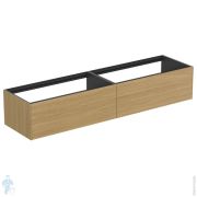 Тумба под раковину Ideal Standard CONCA (1985x505x360) 2 ящика, светлый орех T3987Y6