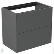 Тумба под раковину Ideal Standard CONCA (600x373x540) 2 ящика, антрацит матовый лак T4354Y2