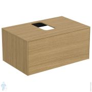 Тумба под раковину Ideal Standard CONCA (800x505x370) 1 ящик, св орех, столешница с вырезом T3929Y6