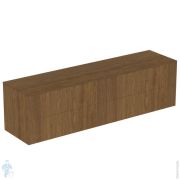 Тумба под раковину Ideal Standard CONCA (1985x505x550) 4 ящика, темный орех, со столешницей T4326Y5