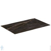 Столешница для тумбы 60 Ideal Standard CONCA (600x373x6) керамическая, black desire marble T4344DG