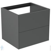 Тумба под раковину Ideal Standard CONCA (600x505x540) 2 ящика, антрацит матовый лак T4355Y2