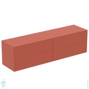 Тумба под раковину Ideal Standard CONCA (1985x505x550) 4 ящика, закат, со столешницей T4326Y3