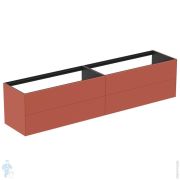 Тумба под раковину Ideal Standard CONCA (2385x505x540) 4 ящика, закат матовый лак T4336Y3