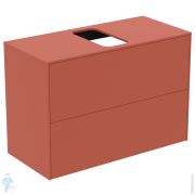 Тумба под раковину Ideal Standard CONCA (800x373x550) 2 ящика, закат, столешница с вырезом T3947Y3
