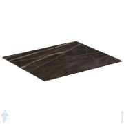 Столешница для тумбы 60 Ideal Standard CONCA (600x505x6) керамическая, black desire marble T3969DG