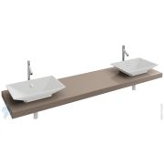 Столешница Jacob Delafon PARALLEL EB55-2000-E10 (2000х520х60) с 2 отверстиями под Reve Е4819, дуб