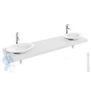 Столешница Jacob Delafon PARALLEL EB58-1800-N18 (1800х520х60) с 2 отверс.под Presqule Е4439, белый