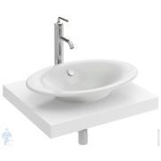 Столешница Jacob Delafon PARALLEL EB56-1000-N18 (1000х520х60) отверс. под Presqule Е4439, белый