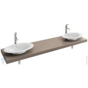 Столешница Jacob Delafon PARALLEL EB58-1800-E10 (1800х520х60) с 2 отверс.под Presqule Е4439, дуб