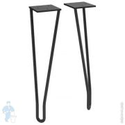 Ножки для мебели Jacob Delafon Odeon Rive Gauche EB2569-BL 32см, матовый черный