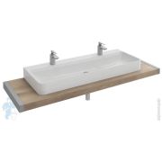 Столешница Jacob Delafon PARALLEL EB06-1400-E10 (1400х520х60) отверст под Vox EVA122, квебекский дуб