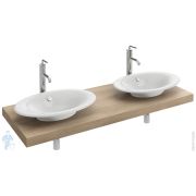 Столешница Jacob Delafon PARALLEL EB57-1500-E10 (1500х520х60) с 2 отверс.под Presqule Е4439, дуб